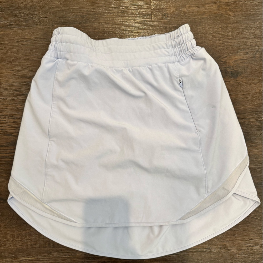 Lululemon light blue hotty hot skirt